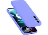 Cadorabo Custodia Protettiva Per Motorola Moto G200 5G In Viola Custodia Del Telefono Cellulare Custodia Cover Tpu Etui