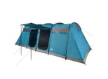 Vidaxl Tenda Familiare A Tunnel 10 Persone Blu Impermeabile