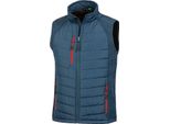Result R238X | Gilet Softshell Compass Nero Da Uomo - Colore: Navy/Rosso - Taglia: Xs