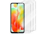 Cadorabo 3X Pellicola Protettiva Per Xiaomi Redmi 11A / Redmi 12C / Poco C55 In Crystal Clear Protezione Dello Schermo Temperato Vetro Blindato