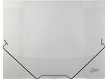 Cartelle P+P In Cartone Con Gomma Trasparente Linee Chiare 2-500