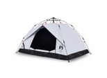 Vidaxl Tenda Da Campeggio A Cupola 2 Persone Bianca Oscurata A Sgancio Rapido