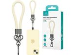 Cordino Universale Per Telefono Usams 30 Cm Giallo/Giallo Zb283Gs05 (Us-Zb283)