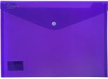 Cartella Karton P+P Con Stampa A4 Trasparente Viola