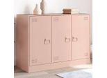 Vidaxl Credenza Rosa 99X39X73 Cm Acciaio
