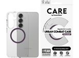Etui Care By Panzerglass Flagship Urban Combat Purple Qi Do Samsung Galaxy S25+ - Przezroczysty