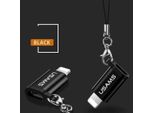 Usams US-SJ152 Adattatore Microusb / Lightning Con Banda Nera