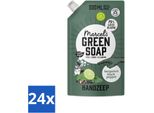 Marcel's Green Soap - Sapone Per Le Mani - Bergamotto E Pepe Nero - Cura Naturale - 500 Ml - Value Pack - 24 Barrette