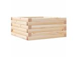 Vidaxl Fioriera 50X50X23 Cm In Legno Di Pino Massiccio