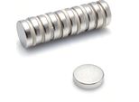 Magneti Al Neodimio 16 X 4 Mm 10 Pezzi Mm N38, Estremamente Forti, Lavagne Magnetiche, Frigoriferi, Lavagne Bianche, Fai Da Te