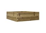 Vidaxl Fioriera 70X70X23 Cm Legno Di Pino Impregnato