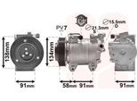 Compressore Aria Condizionata Van Wezel (1300K344) Compressore Aria Condizionata Compressore Aria Condizionata, Compressore Aria Condizionata, Compressore Refrigerante