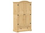 Vidaxl Armadio 102X52X186 Cm In Legno Di Pino Massiccio