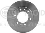 Hella 8DD 355 105-191 - Disco Freno Oe 4351235170 Per Hilux, Taro