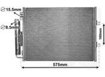 Van Wezel 43005454 - Oe 8200448252 Condensatore Aria Condizionata Con Essiccatore Per Twingo Ii (CN0)