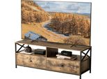 Relaxdays Tv Lowboard Mit Schubladen