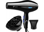 Asciugacapelli Con Ioni 1200W, Aria Fredda E Beccuccio Concentratore