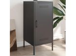 Maison Exclusive - Credenza Nera 36X39X79 Cm Acciaio