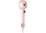Inf Asciugacapelli Ad Alta Velocità 1400W Con Display Lcd E Beccuccio Singolo Rosa