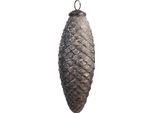 Guaina Natalizia Clayre & Eef Ø 6X16 Cm In Vetro Marrone Argentato