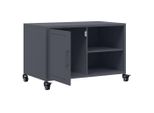 Mobile Tv Antracite 68X39X43,5 Cm In Acciaio