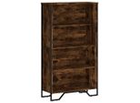 Libreria In Rovere Fumé 80X31X137,5 Cm Materiale In Legno
