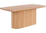 Home Deluxe Tavolo Da Pranzo Rabos - Rovere Naturale Oliato (180 X 75 X 90 Cm) | Tavolo In Legno Massiccio Dal Design Moderno Per Sala Da Pranzo E Cucina