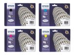 Epson Original 79XL Druckerpatronen 4Er-Set Schwarz, Cyan, Magenta, Gelb (OPC13T79014010)