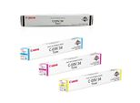 Canon Original Toner C-EXV34 4Er-Set Schwarz, Cyan, Magenta, Gelb