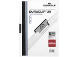 Durable Cartellina Con Clip Duraclip® 30 A4, Bianco, 220002