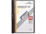 Durable Cartellina Con Clip Duraclip® 60 A4, Nero, 220901