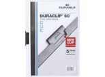 Durable Cartellina Con Clip Duraclip® 60 A4, Bianco, 220902