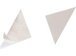 Durable Tasca Triangolare Cornerfix® 125X125 Mm Adesiva Conf. 100 Pezzi, 100 Pezzi, Trasparente, 838219