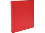 Exacompta 54375E Raccoglitore Ad Anelli Con Meccanismo A 2 Anelli Din A4 Rosso