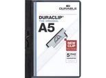 Durable Cartellina Con Clip Duraclip® 30 A5, Nero, 221701