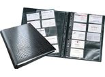 Durable Porta Biglietti Da Visita Ad Anelli Visifix® Centium 400 A4, Nero, 240901