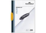 Durable Cartellina Con Clip Swingclip® 30 A4 Trasparente, Giallo, 226004