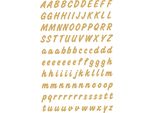 Herma 4152 4152 Lettere 8 Mm A-Z Resistenti Alle Intemperie Foglio Oro Trasparente 2 Fogli