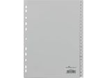 Durable Divisorio A4 In Pp 24 Tasti A-Z Con Cavalierini Prestampati , Grigio, 650810