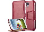 Cadorabo Custodia Protettiva Per Samsung Galaxy S4 Custodia In Rosso Cellulare Custodia Cover Tasca