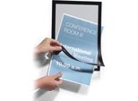 Durable Cornice Espositiva Duraframe® A4 Conf. Bulk, 10 Pezzi, Nero, 488201