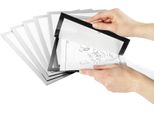 Durable Cornice Espositiva Duraframe® Magnetic Plus A4, 2 Pezzi, Argento, 498523