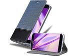 Cadorabo Custodia Per Samsung Galaxy S7 Edge Custodia Protettiva In Blu Custodia Per Cellulare Custodia A Libro Cover