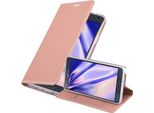 Cadorabo Custodia Per Cellulare Per Samsung Galaxy Note 4 Custodia Protettiva In Rosa Cover Etui Book Case Booklet