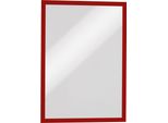 Durable Cornice Espositiva Duraframe® Magnetic A3, 5 Pezzi, Rosso, 486803