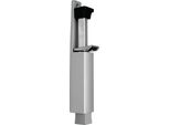 Fermaporta 3837 0060 22 Pressofusione Di Zinco, Laccato Argento, Corsa 60 Mm, Montaggio Porta Deni