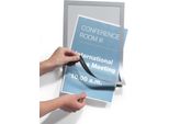 Durable Cornice Espositiva Duraframe® A4 Conf. Retail, Argento, 489923