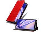 Cadorabo Custodia Per Cubot J3 Pro Custodia Protettiva In Rosso Custodia Per Cellulare Custodia Cover Chiusura Magnetica