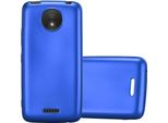 Cadorabo Custodia Protettiva Per Motorola Moto C Plus Custodia In Blu Custodia Per Telefono Cellulare Custodia In Silicone Tpu Custodia Cover Case