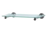Mensola A Muro In Vetro Spirella Mensola Per Il Bagno Sydney Mensola A Muro Per Il Bagno In Vetro E Acciaio Inox 60 Cm - Da Forare